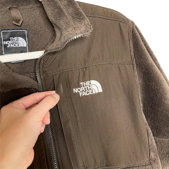 The North Face Denali Fleece Size Small Brown Polartec Full Zip Sz S - Picture 2 of 9